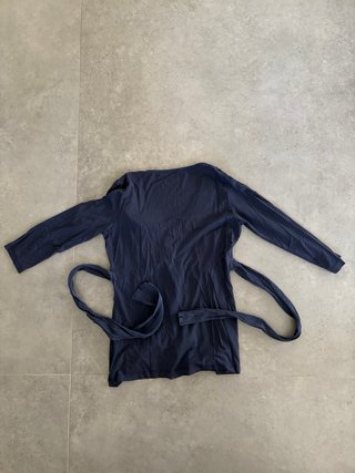 Maglia donna maniche 3/4 blu taglia M