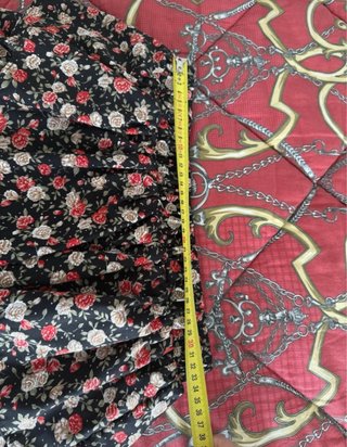 Gonna Shein floreale multistrato taglia M