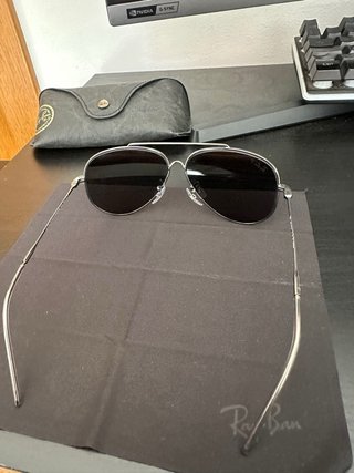 Ray-Ban Aviator Reverse Gafas de Sol Plateadas