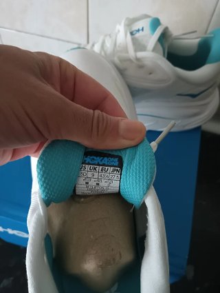 Zapatillas Hoka Clifton 10 Blancas Talla 43.5