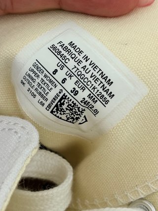 Converse Plataforma Blancas Mujer Talla 39