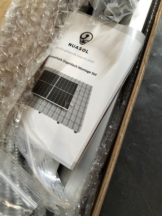 Nuasol Kit Montaje Tejado 1 Módulo