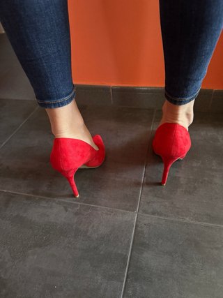 Zapatos de tacón MARYPAZ rojos talla 39