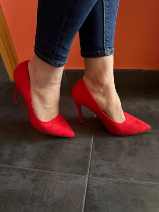 Zapatos de tacón MARYPAZ rojos talla 39