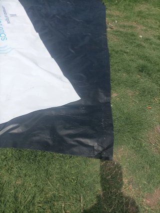 Lona negra para jardín