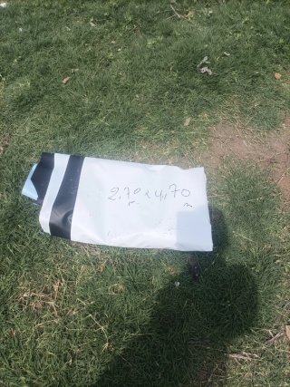 Lona negra para jardín