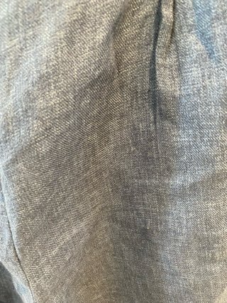 Bermudas Lino Carolina Herrera Azul