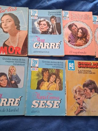 8 novelas coleccionistas  años 60 ,70, y 80 etc