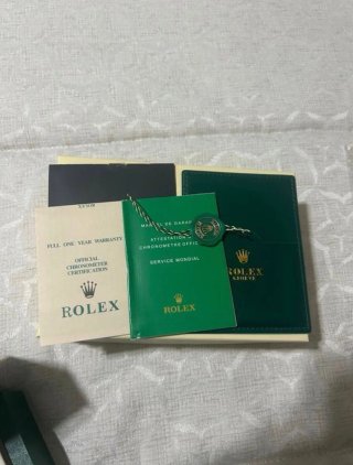 Estuche Rolex con documentación