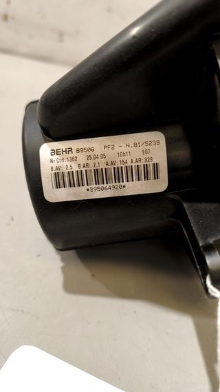 ELECTROVENTILADOR RADIADOR AIRE ACONDICIONADO Peugeot 307 (S1)(04.2001->06.2005)