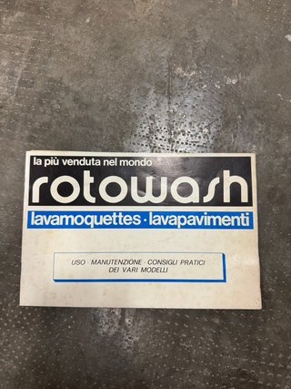 Lavapavimenti Rotowash