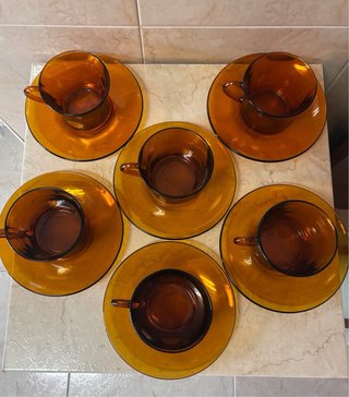 6 Tazas Duralex Ambar