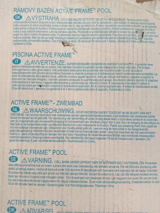 Piscina fuori terra Summer Waves 3.6m - NUOVA