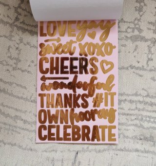 Rosie's Mimosa Sunday Foil Stickers