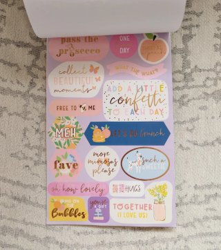 Rosie's Mimosa Sunday Foil Stickers