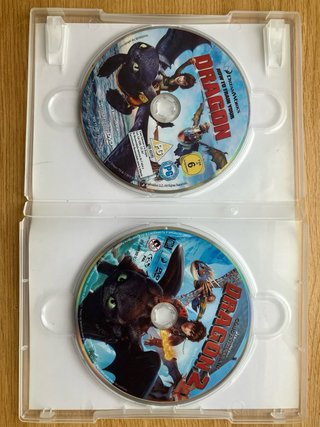 DVD : CÓMO ENTRENAR A TU DRAGÓN 1 y 2