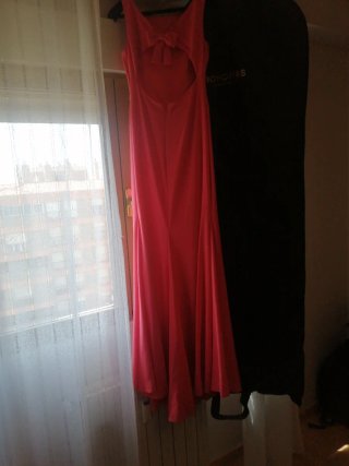 Vestido fiesta Pronovias rosa