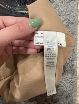 Borsa Liu Jo Nera con Frange
