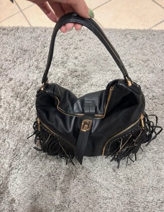 Borsa Liu Jo Nera con Frange