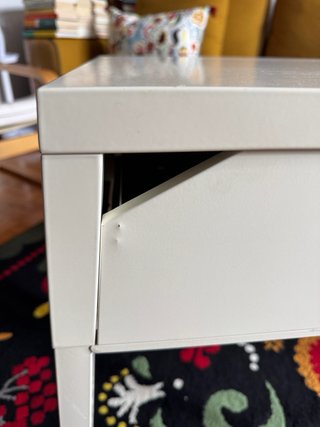 Mesita Noche/Auxiliar Ikea Selje Gris