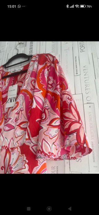 Vestido Zara Talla L Estampado