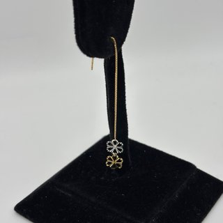 Pendientes largos oro 18kt