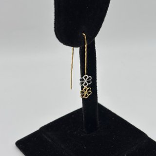 Pendientes largos oro 18kt