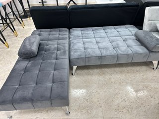 Sofá Cama Chaise Longue Negro