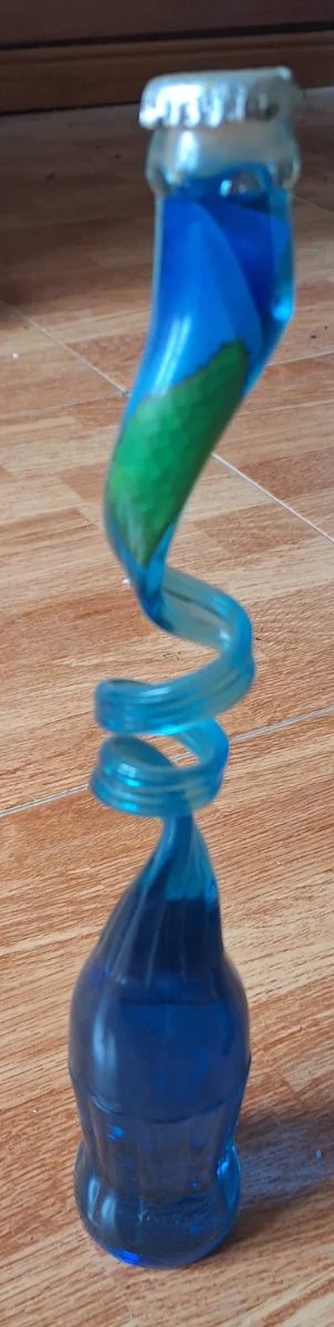 Bottiglie di vetro decorative