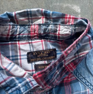 Camicia Zara a quadri uomo