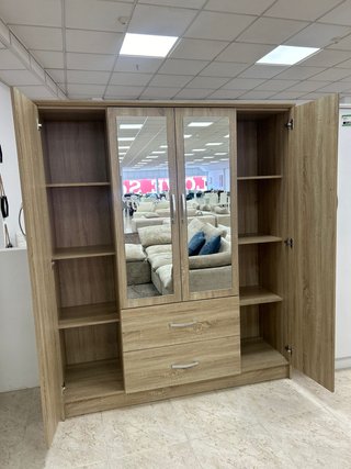 Armario 4 puertas con espejo