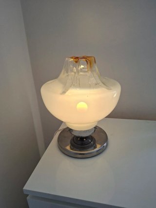 Lampada vintage vetro e metallo