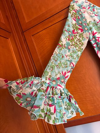 Traje de flamenca estampado floral