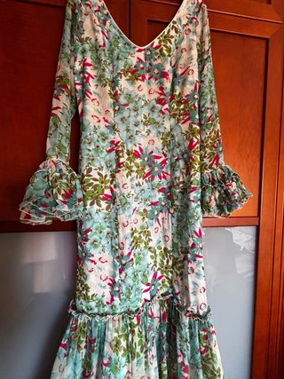Traje de flamenca estampado floral