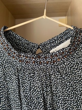 Vestido Sfera estampado mini lunares