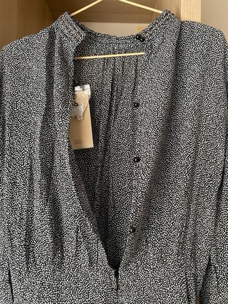 Vestido Sfera estampado mini lunares