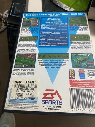 FIFA Soccer 95 Mega Drive EA Sports