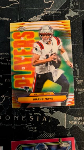Carta Topps Chrome Football 2025 Drake Maye