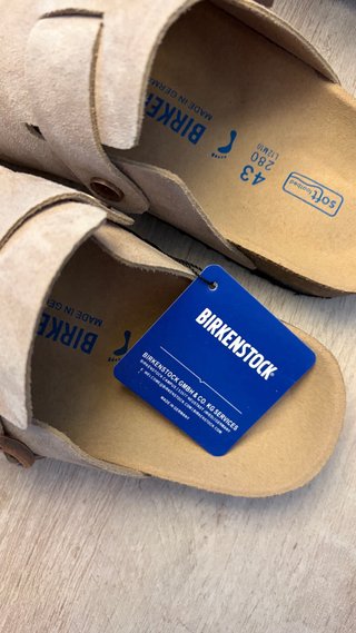 Zuecos Birkenstock Beige Talla 43