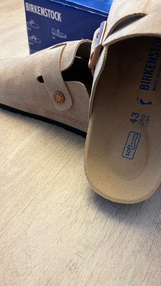 Zuecos Birkenstock Beige Talla 43