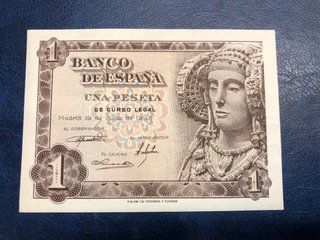 Billete 1 Peseta Banco de España 1948