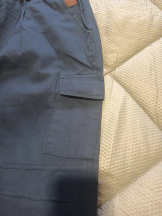 Pantalones cargo azules