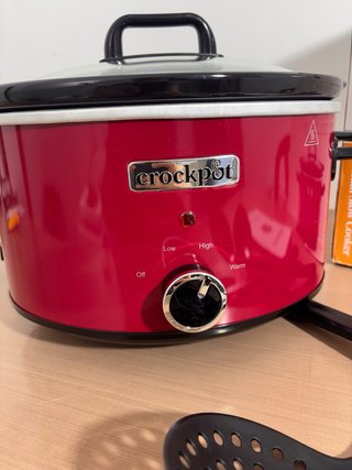 Olla arrocera de cocción Lenta Crock-Pot 3.5L Roja