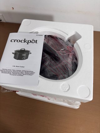 Olla arrocera de cocción Lenta Crock-Pot 3.5L Roja