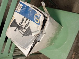 Lampada da esterno Massive in metallo e vetro