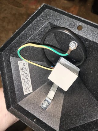 Lampada da esterno Massive in metallo e vetro