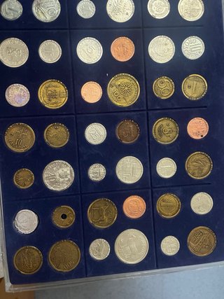 Colección de monedas antiguas