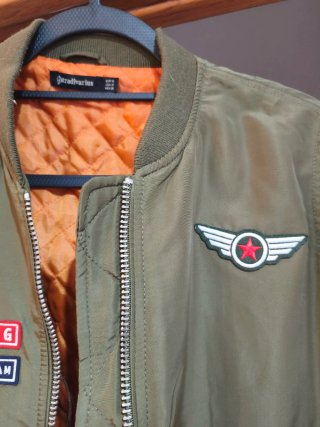 Chaqueta Aviador Stradivarius Verde Militar