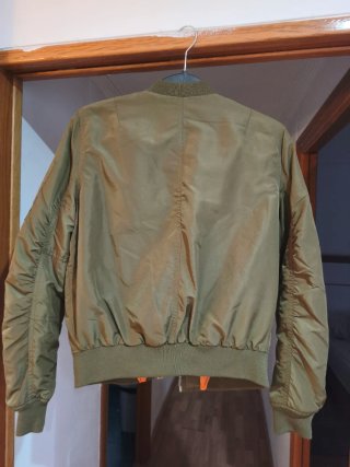 Chaqueta Aviador Stradivarius Verde Militar