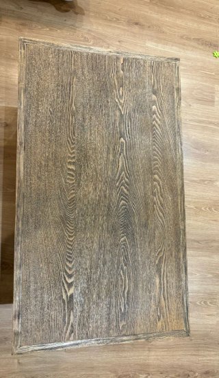 Mesa de centro de madera rústica